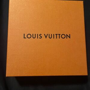 Louis Vuitton Vibrant Orange Belt or Wallet Gift Box